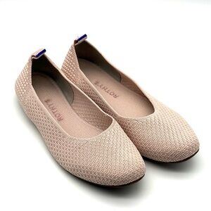 Rothy's The Square Flat Ballerina Pink 9 (NO TIES)